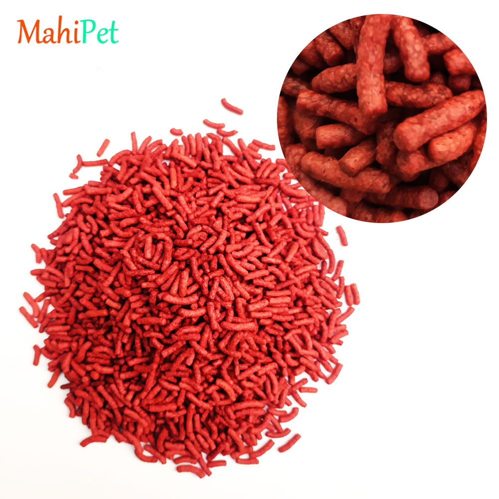 غذای استیک کوی قرمز سایز 4 میلی متر بسته 200 گرمی