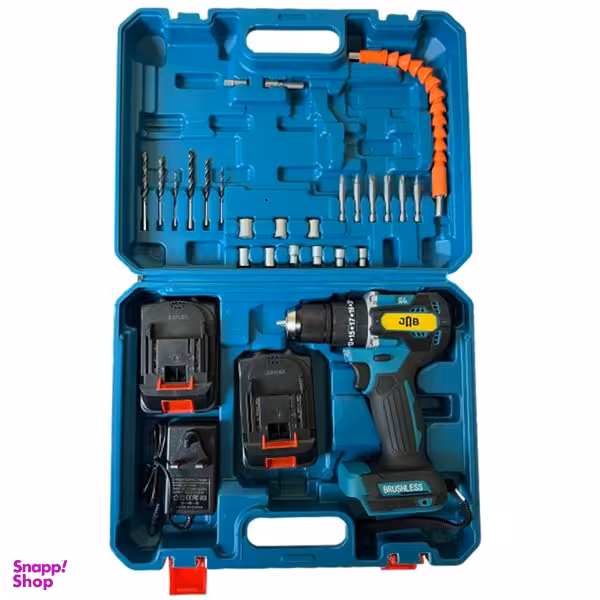 پیچ گوشتی شارژی چکشی جاب مدل JSB 48V-30Li مجموعه 30 عددی