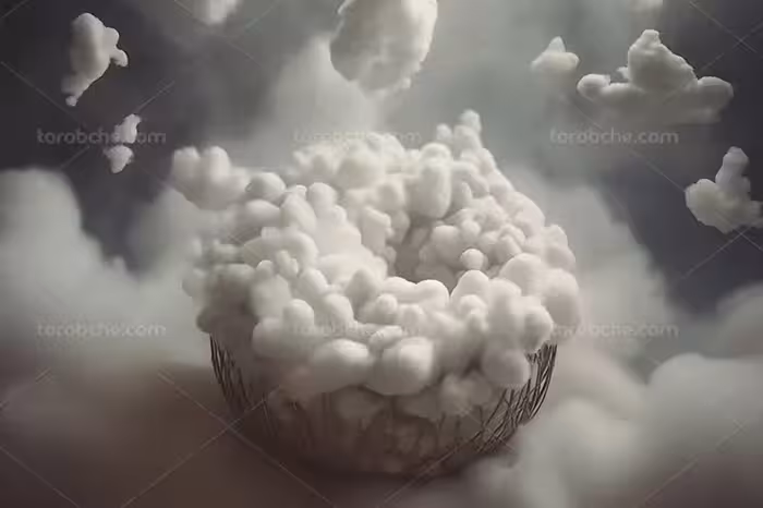 بک دراپ عکاسی ابری | گرافیک با طعم تربچه