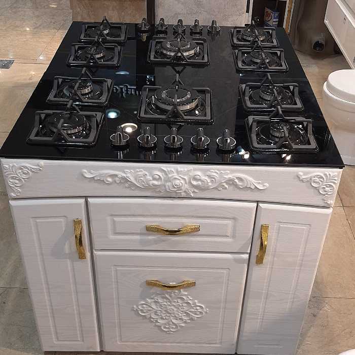 گازرومیزی گاز کابینتی سفید ارسال امن و سریع به شهرستان با گارانتی سالم رسیدن