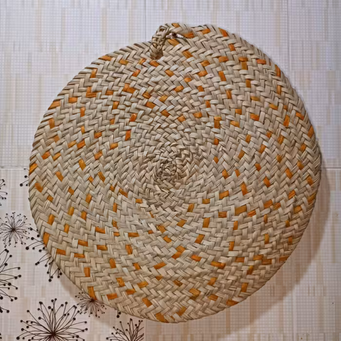 سفره حصیری و زیر دیگی 47 سانتیمتری 