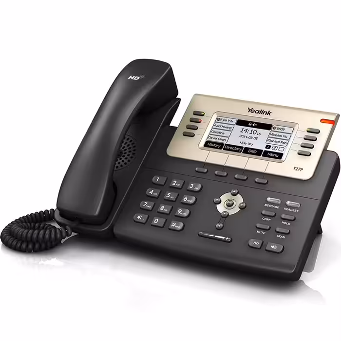 تلفن تحت شبکه باسیم یالینک مدل SIP-T27P