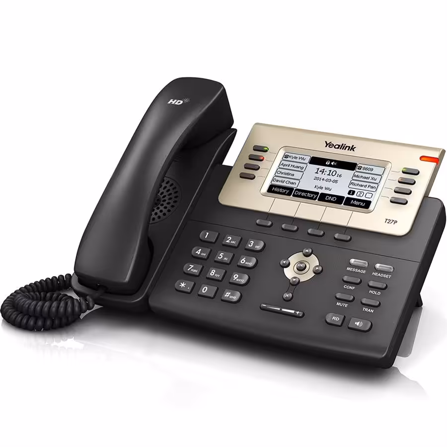 تلفن تحت شبکه باسیم یالینک مدل SIP-T27P