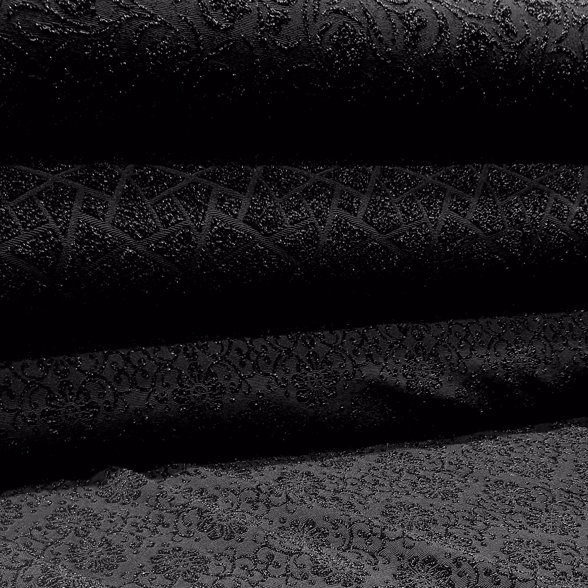 لمه زری دار مشکی مناسب همه مجالس دارای طرح های مختلف -با کِش عالی 