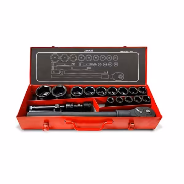 جعبه بکس 19 پارچه 3/4 توسن مدل T3435-19IBI