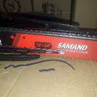 تیغه برف پاک کن کامل باله دار سمند جنس خوب برند تیتانیوم