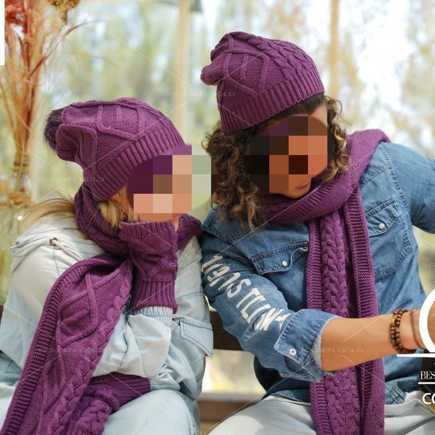 ست شال و کلاه زنونه و مردونه