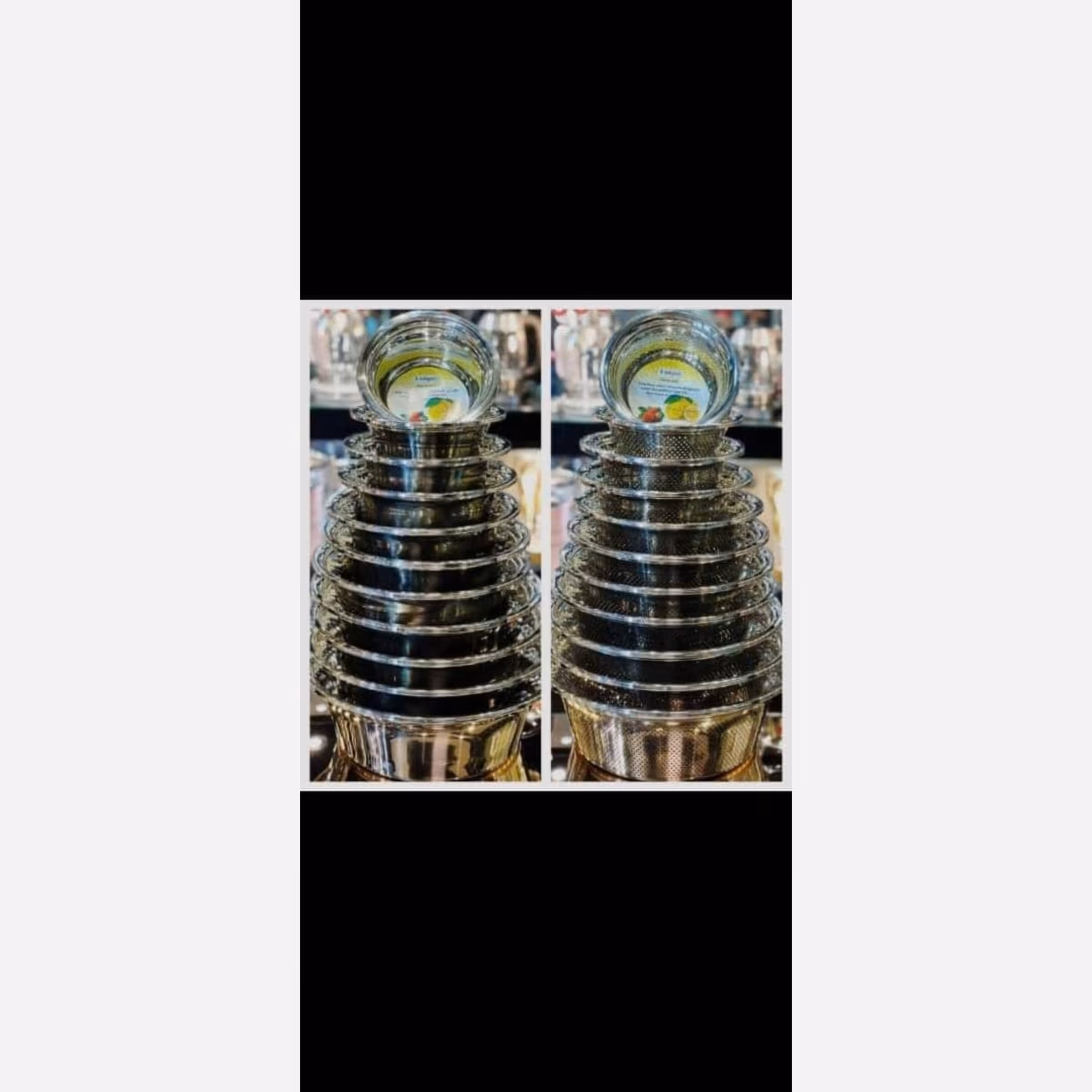 سرویس لگن 11تایی ضدزنگ. مخصوص جهیزیه وآشپزخانه بسیارعالی