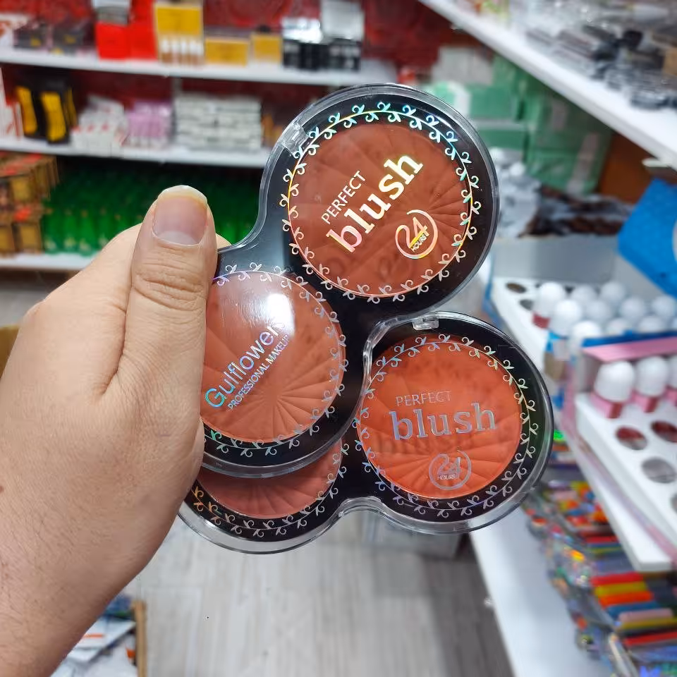 رژگونه دو قلو بلوش با پیگمنت عالی کیفیت تضمینی 