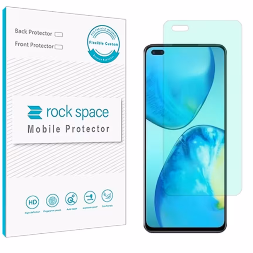 گلس   اینفینیکس Note 8 مدل نانو هیدروژل گرین لایت برند راک اسپیس   