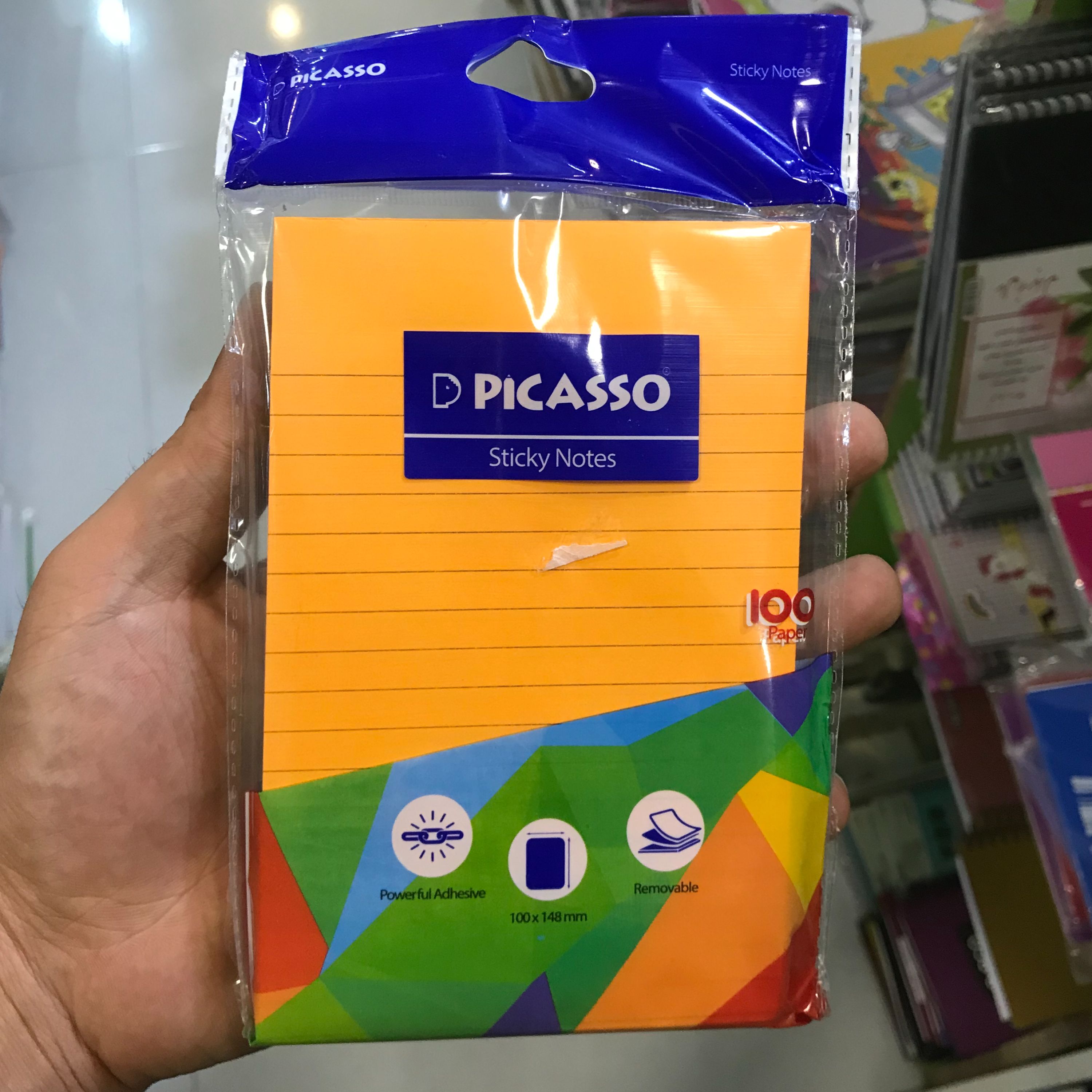 لیبل کاغذ یادداشت پست یت سایز آ6