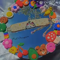 صنایع دستی، اکسسوری، دستبند دوستی، بافتنی، دستبند آلفابافی 