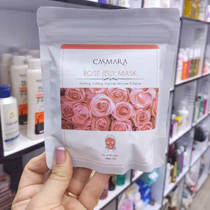 ماسک پودری هیدروژلی لاتکسی گل سرخ حجم 100میل