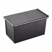 قالب نان تست گرانیتی مدل مستطیل درب دار سایز 20

