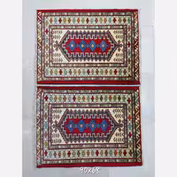 فرش دستبافت جفت کرم پادری و پاتختی 1