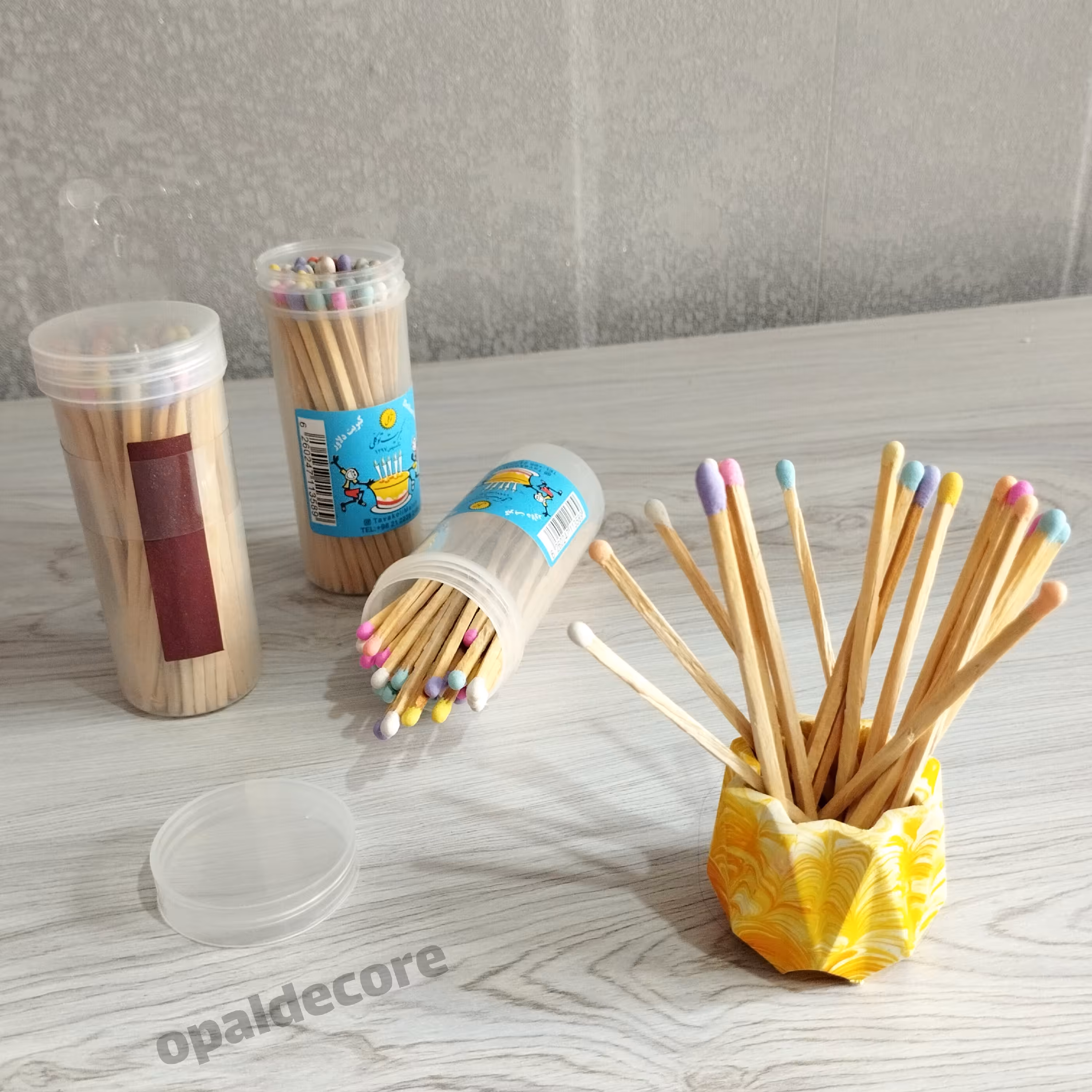 کبریت رنگی 10 سانتی