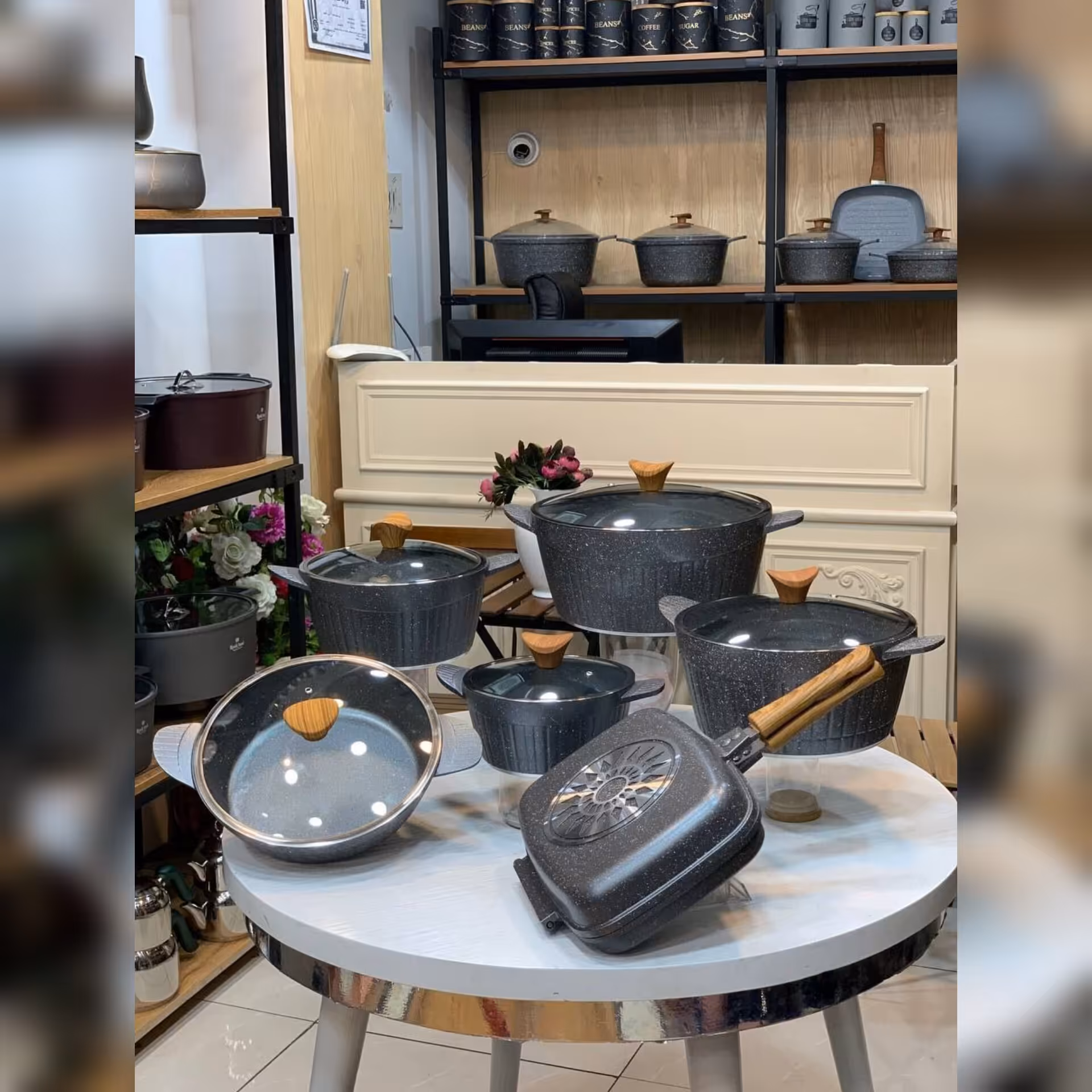 سرویس قابلمه دو رو گرانیت BVK