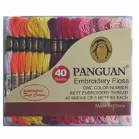 نخ کوبلن پنگوئن مدل PAG40 مجموعه 40 عددی در 40 رنگ بدون تکرار (کیفیت بالا)