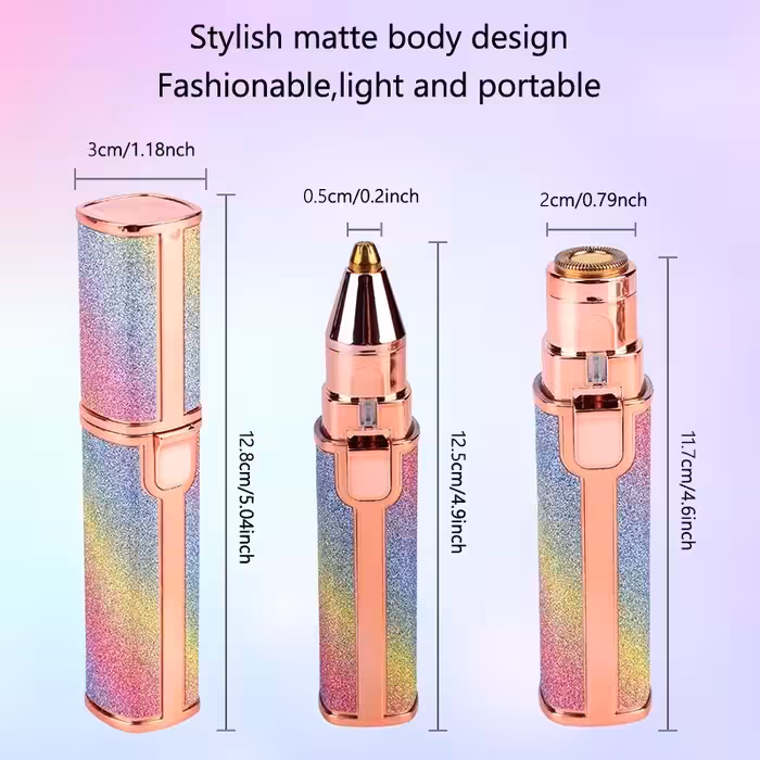 موزن چند کاره صورت ابرو و بینی گلیتری جذاب شاینی با کیفیت عالی 