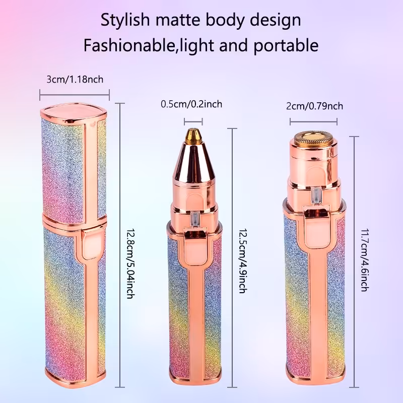 موزن چند کاره صورت ابرو و بینی گلیتری جذاب شاینی با کیفیت عالی 