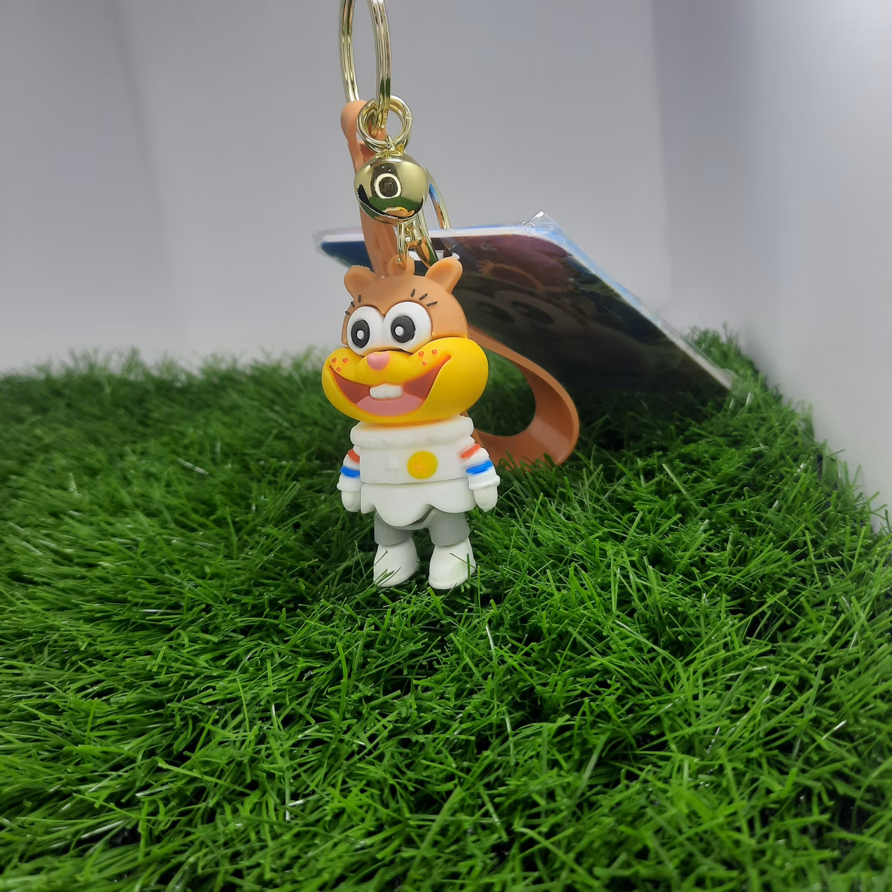 جاکلیدی سیلیکونی اورجینال ( پشت کارتی ) با طرح سندی سنجاب