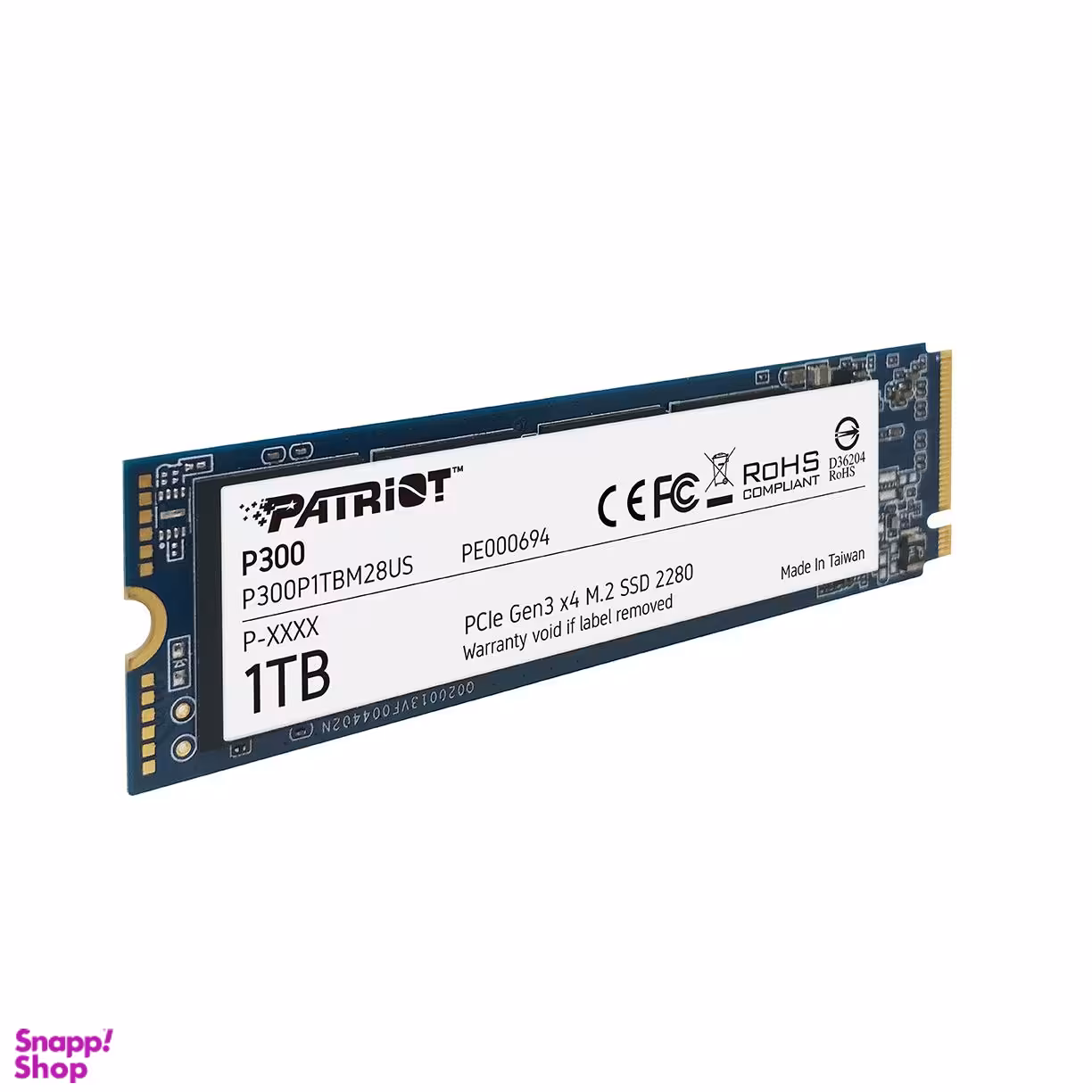 SSD اینترنال پتریوت (Patriot) مدل P300 ظرفیت 1 ترابایت