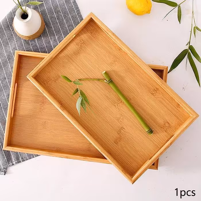 سینی مستطیل بامبو