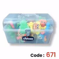 پک 15 عددی جغجغه چمدانی چیکو 