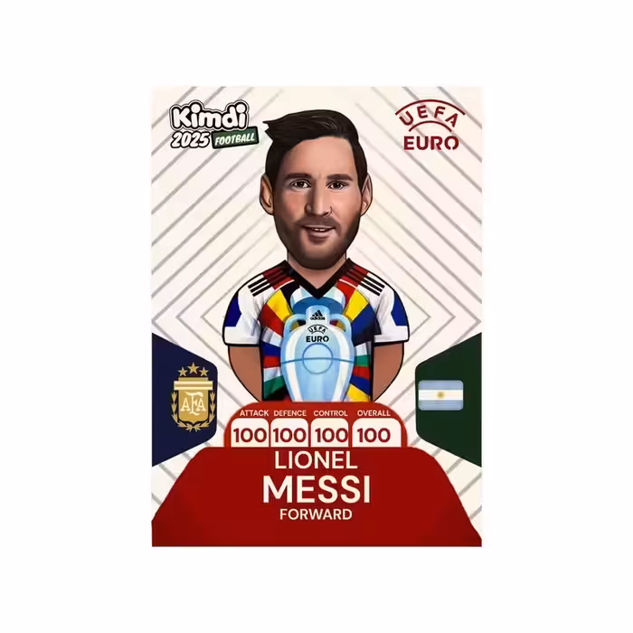 اسباب بازی شانسی کیمدی مدل پرمیوم یورو مسی