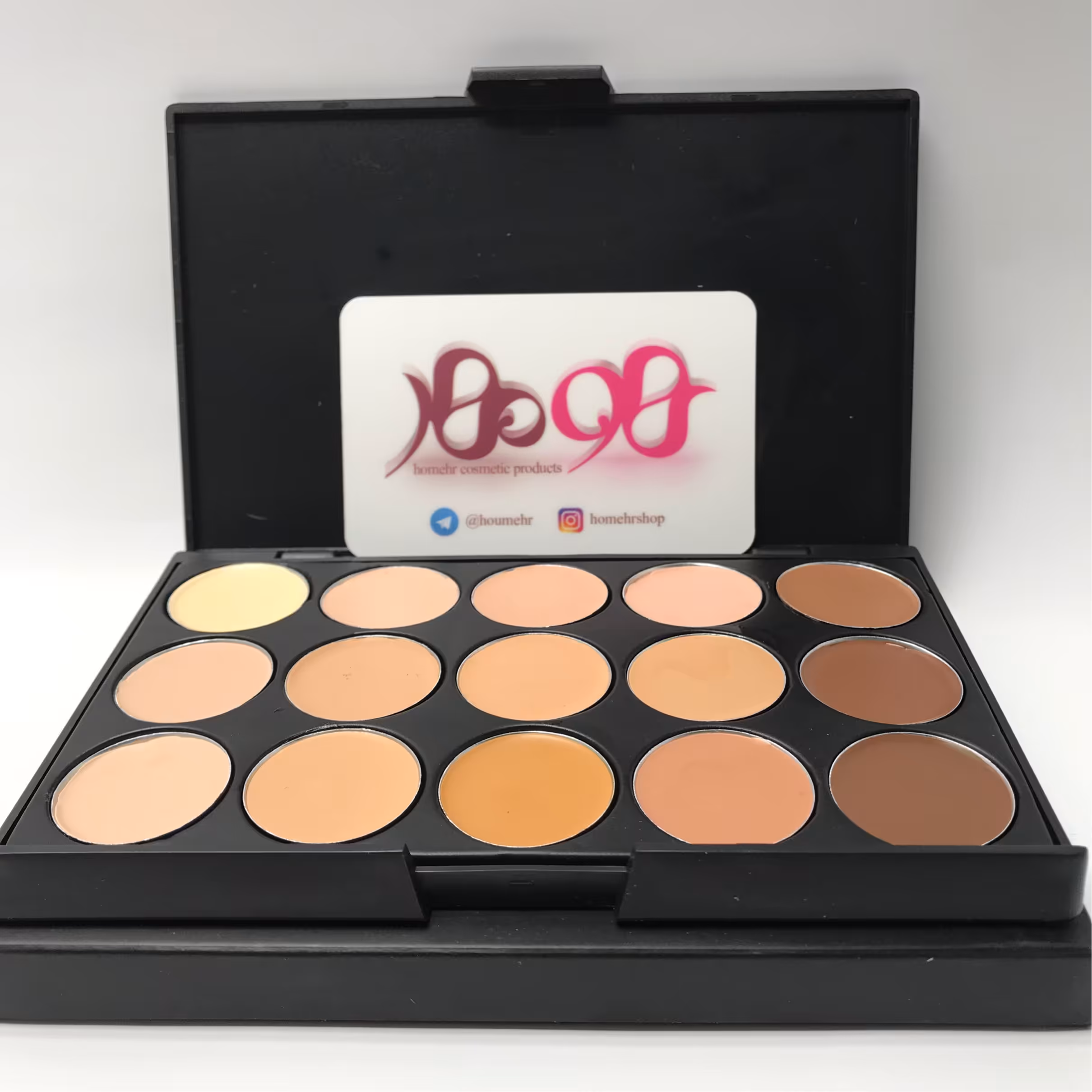 پالت هایلایتر و کانتورینگ 15 رنگی مینی استار - MINISTAR