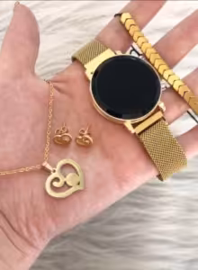 ست ساعت ال ایدی گرد با نیم ست