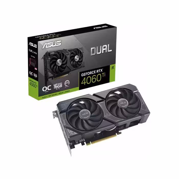 کارت گرافیک ایسوس Dual GeForce RTX4060 Ti 16GB OC Edition GDDR6