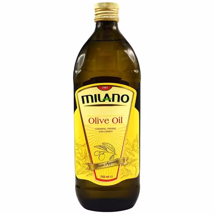 روغن زیتون بی بو مناسب سرخ کردن میلانو Milano حجم 750 میل