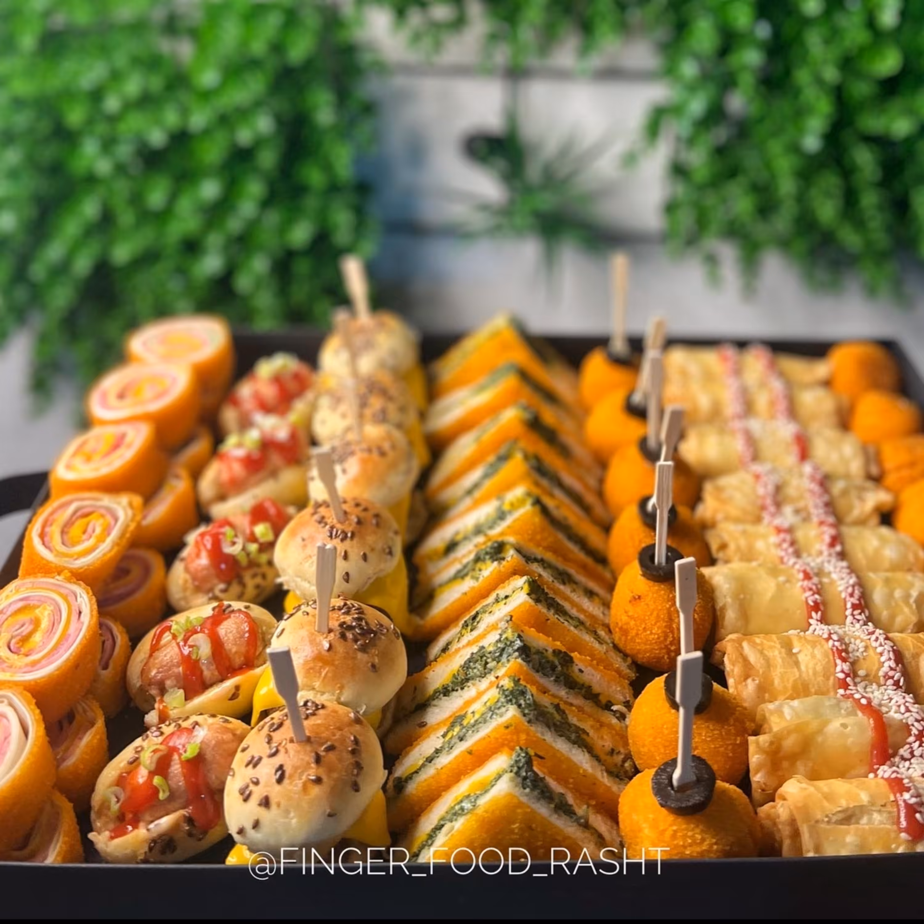 سینی فینگرفود میکس 50عددی سایز30در40