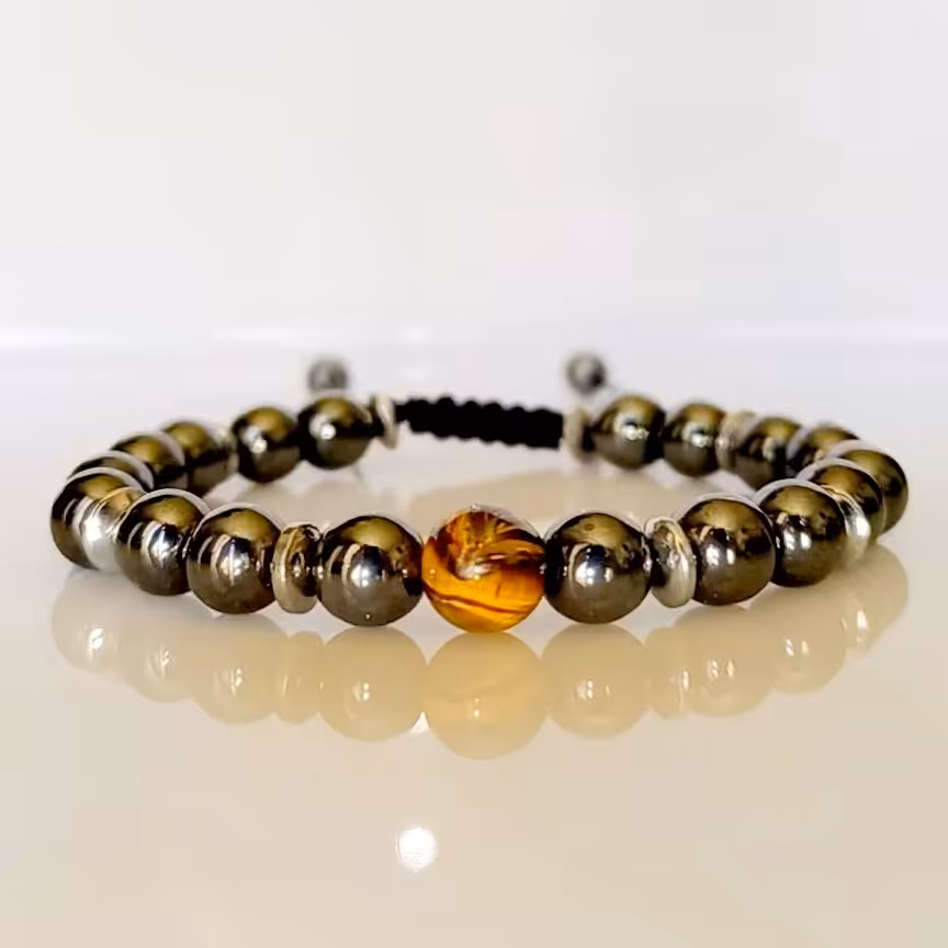 دستبند چشم ببر  و حدید