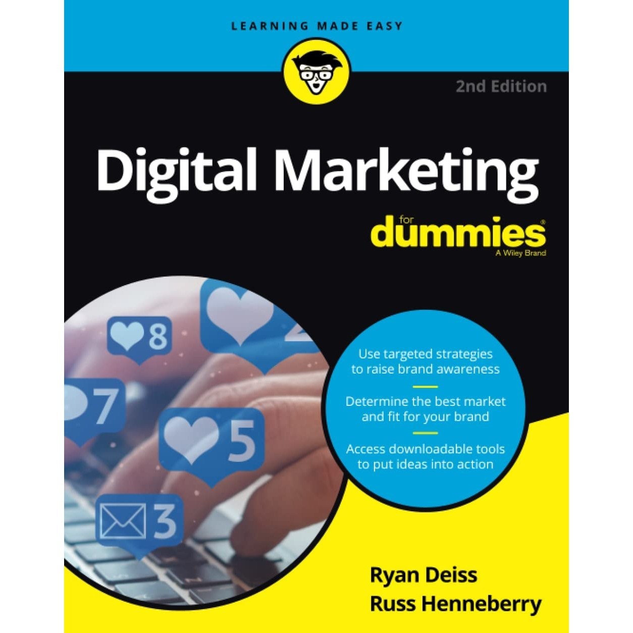 کتاب زبان اصلی Digital Marketing For Dummies اثر Ryan Deiss and Russ Henneberry