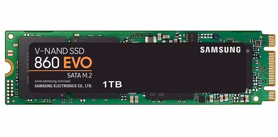 حافظه SSD اینترنال سامسونگ مدل 860EVO M.2 SATA ظرفیت 1 ترابایت