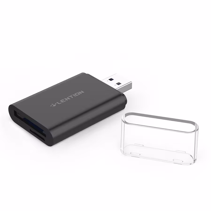 مبدل USB-C به کارت خوان لنشن مدل H5s SD&TF