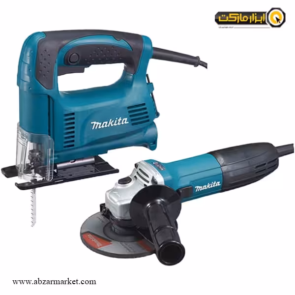 کیت دو دستگاه ماکیتا اره عمودبر و مینی فرز مدل DK0122