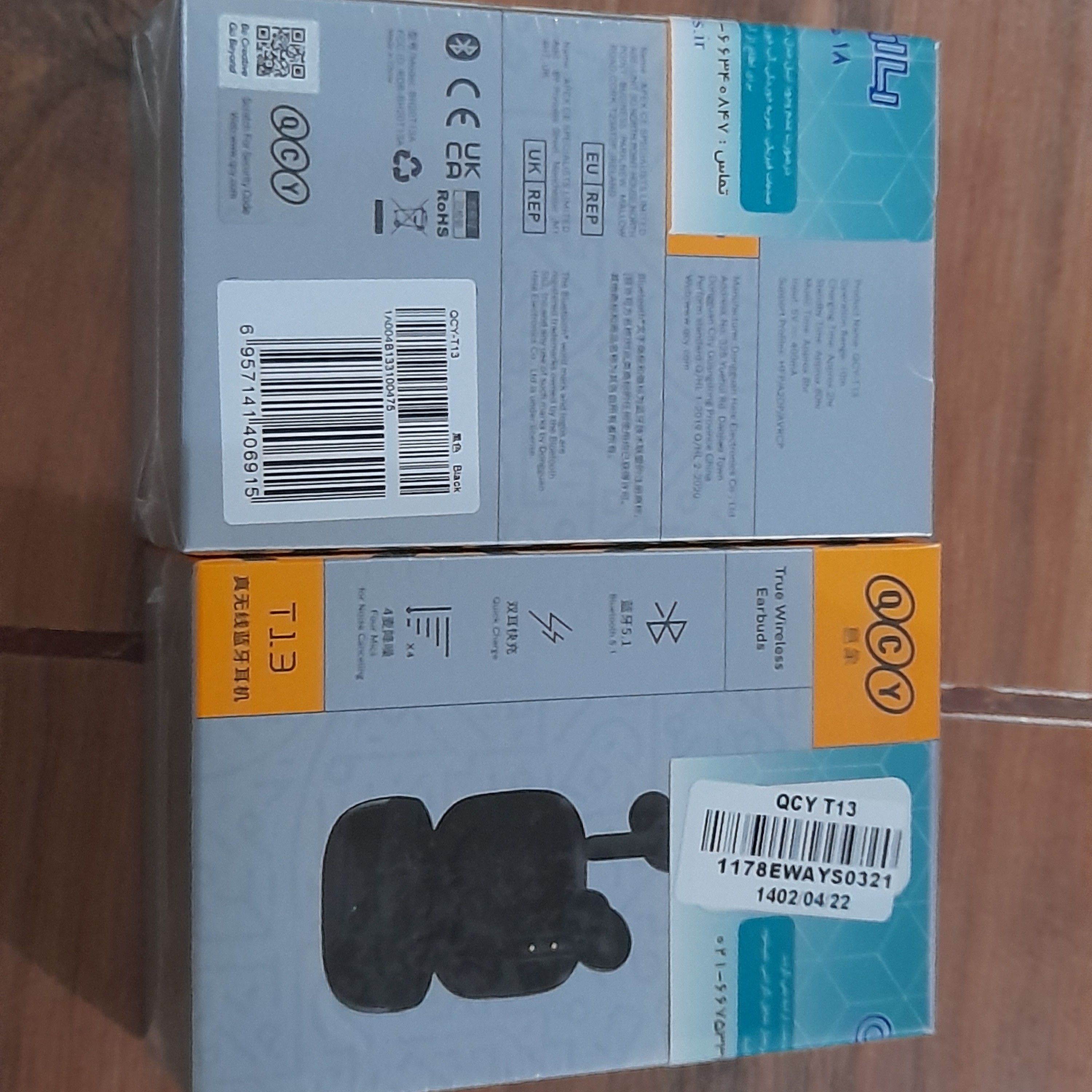 ایرپاد QCY مدل T13 کیفیت عالی عالی همراه با 6ماه ضمانت شرکتی