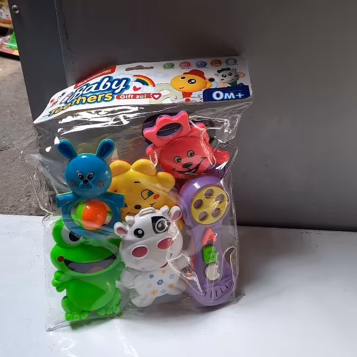 اسباب بازی ست جغجغه 6 عددی دو مدل