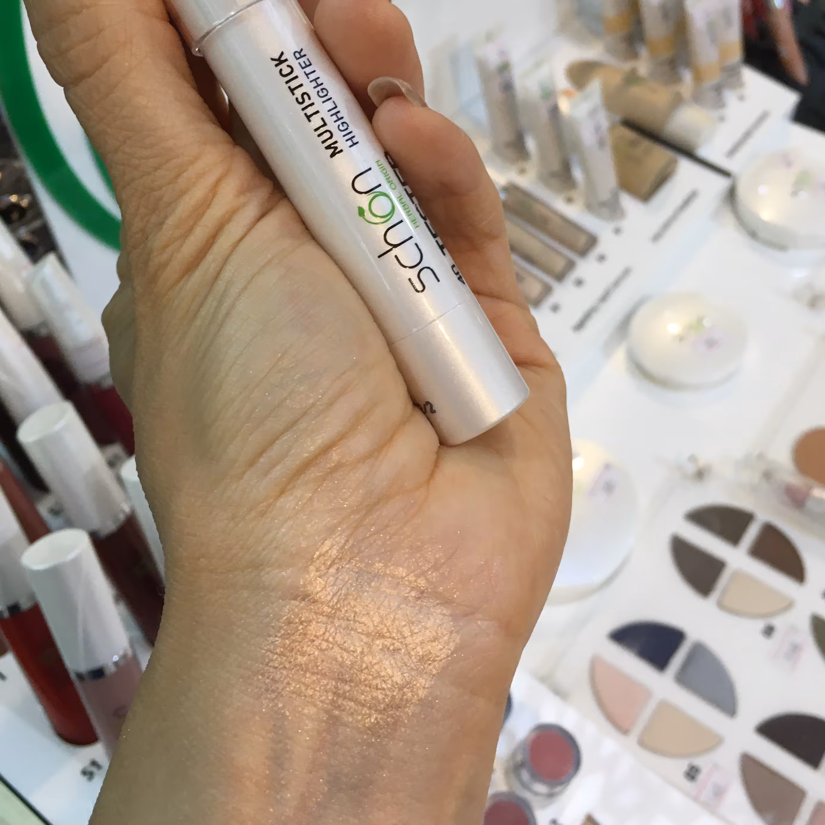 هایلایتر قلمی - استیکی مدادی گیاهی شون تناژ رنگ بژ براق حجم 3.3 میلی لیتر شماره  40