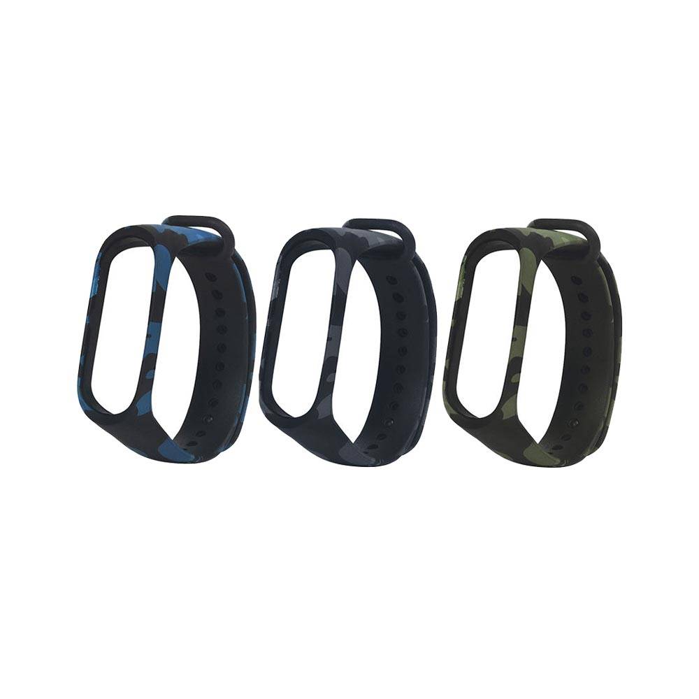 بند مچ بند شیائومی Mi Band 3 / 4 مدل سیلیکونی چریکی