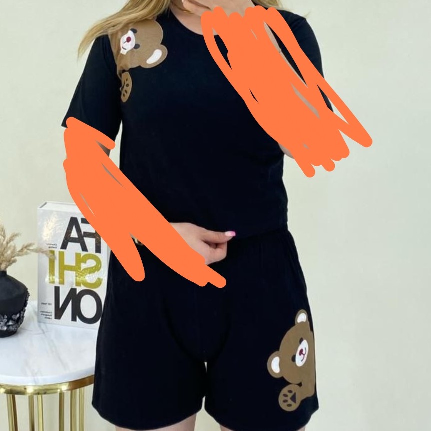 کراپ وشورتک مدل الکا.زنانه.نخ پنبه .راحتی