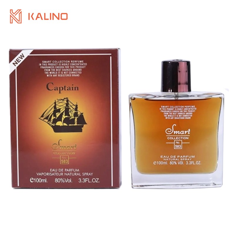 ادکلن مردانه اسمارت کالکشن کد 583 کاپیتان بلک حجم 100 میل