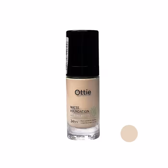 کرم پودر مات 24 ساعته حاوی آلوئه ورا اوتی در 4 رنگ حجم 30 میلی لیتر