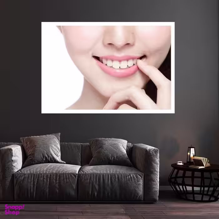 تابلو بکلیت طرح لبخند و دندانپزشکی مدل قاب شاسی W-s9466