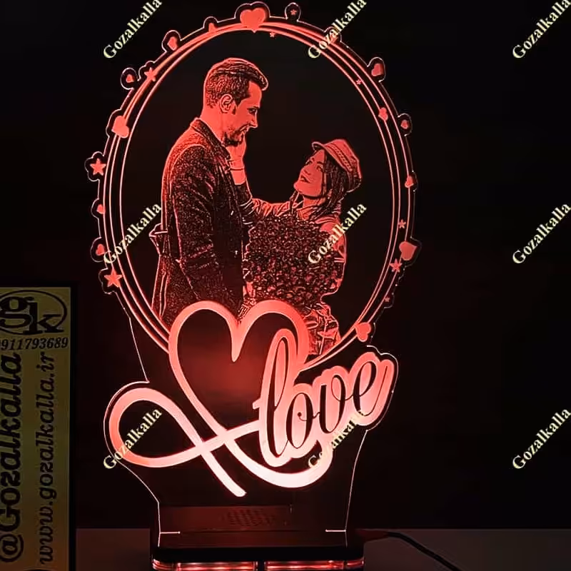 چراغ خواب تصویری مدلg89باعکس دلخواه