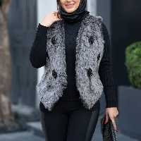 جلیقه پافر زنانه پوست درجه یک  