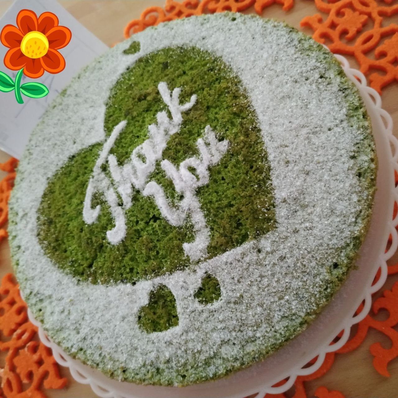 کیک اسفناج